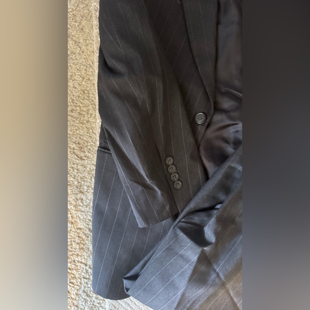 Jos. A. Bank Charcoal Pinstripe Suit